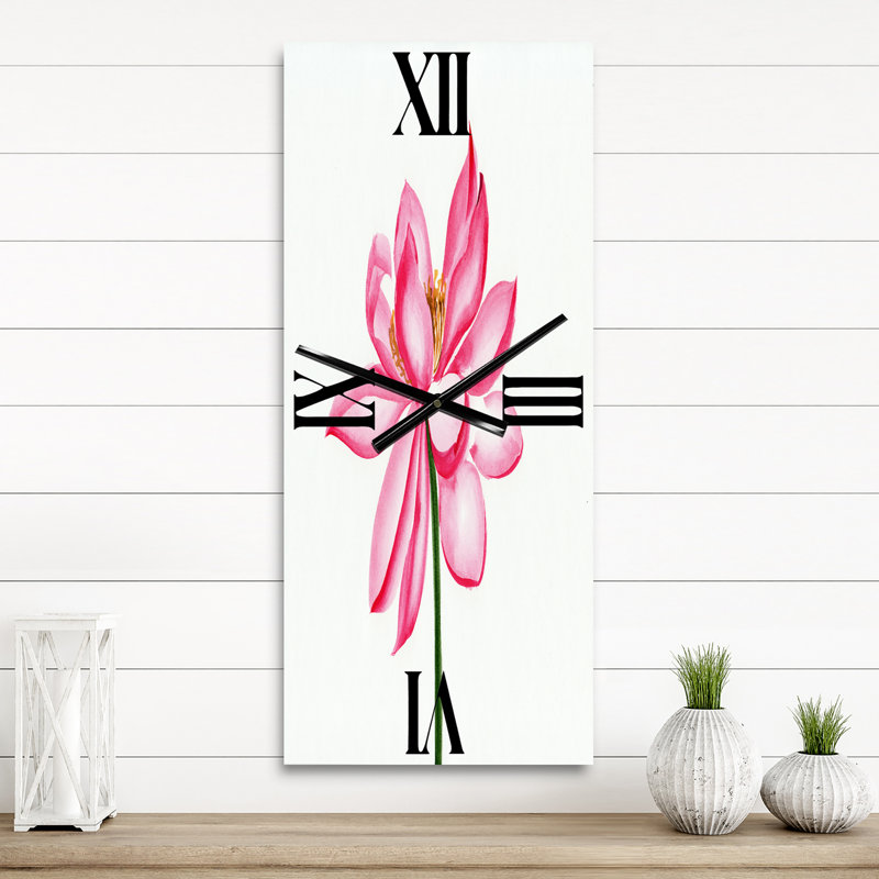 Détail d'une horloge murale Lotus, Grand