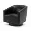 Garland Black Wood Base Swivel Chair-2141444909