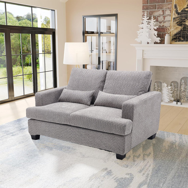 Clayson Upholstered 63'' Loveseat