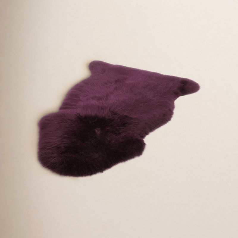 Lala Sheepskin Deep Purple Rug