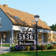 Boardwalk Double-Sided Reflective Yard Address Sign With Name Rider And LED Solar Light- 48"