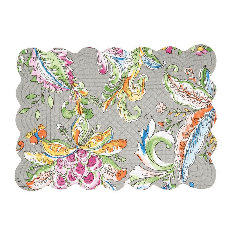 Michie Cotton Damask Rectangle Placemat