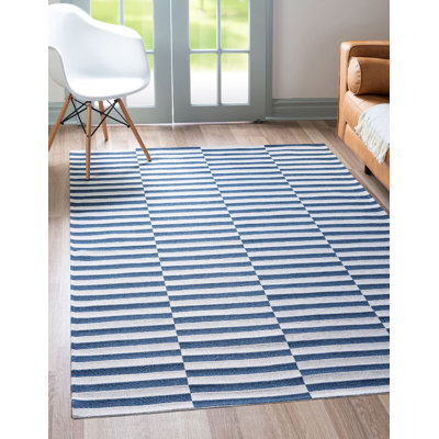 California Cotton Striped Indoor Rug
