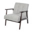 Croix Solid Wooden Frame Upholstered Tufted Armchair-1539859505