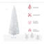 5.91' H Artificial Fir Christmas Tree