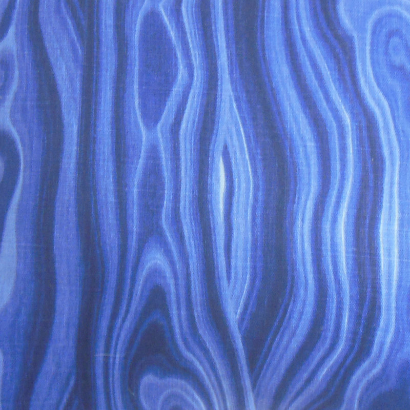 Coussin en coton Zoia, Bleu outremer, 20 po x 20 po