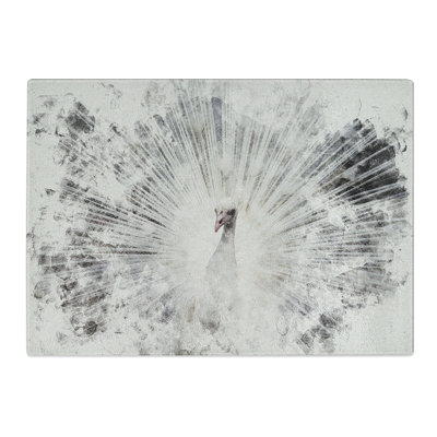 Peacock Chopping Board