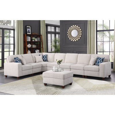 Ana 5 - Piece Upholstered Sectional