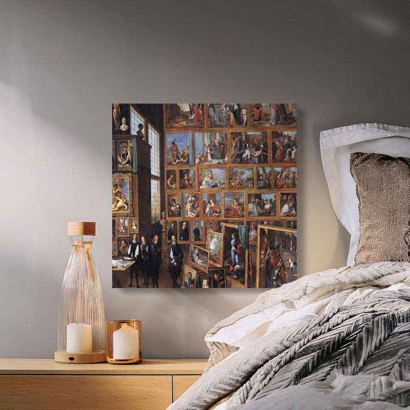 1 Piece Wrapped Canvas Wall Art Set, 6x6