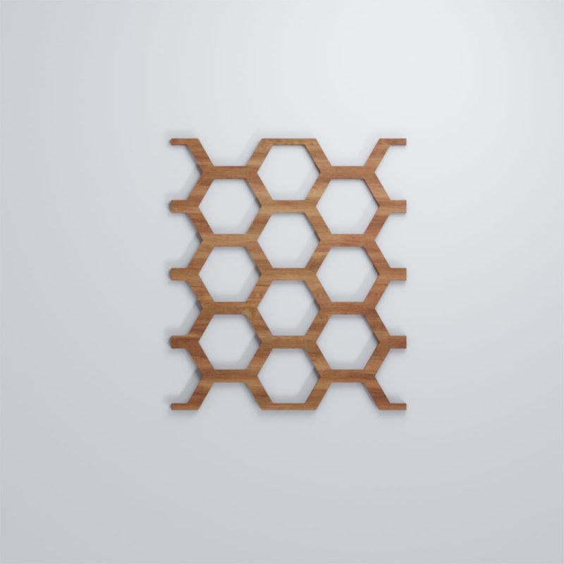 Panneaux muraux Westmore, Noyer, H 23 3/8 po x l 15 1/2 po x P 3/8 po