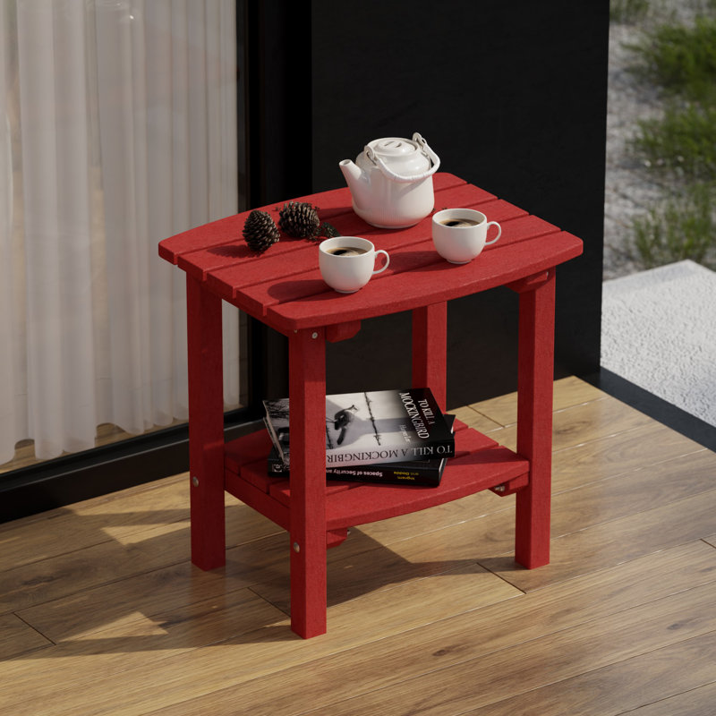 Classic Side Table, Cardinal Red