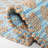 Arria Cape Cod Hand Woven Jute/Cotton Polka Dots Rug in Blue/Natural-1069868629