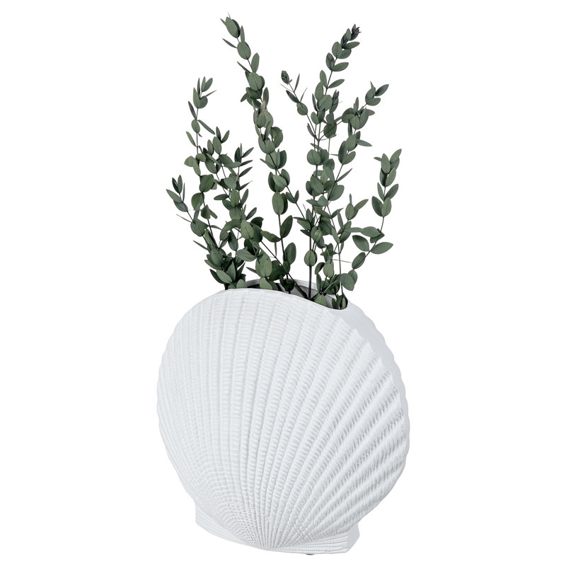 White 65cm Ceramic Table Vase