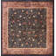 Antique Art Deco Chinese Allover Navy 1930s Rug