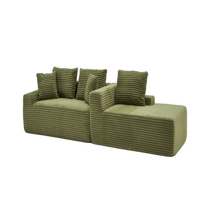 Canapé modulaire pour canapé modulaire avec méridienne 95 po