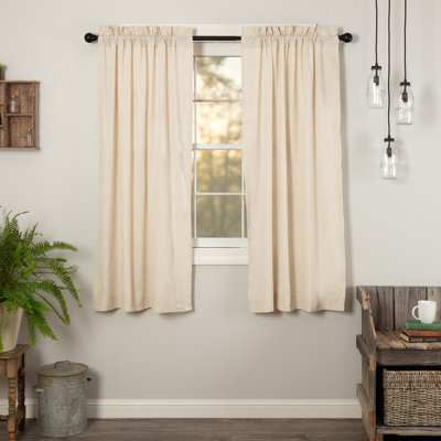 Sickels Cotton Blend Room Darkening Curtain Panel Set