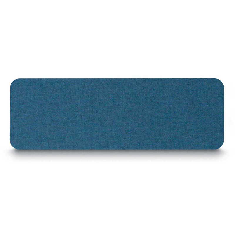 Wall Fabric Small - 2' - 4' Bulletin Board, Teal, 12" x 36"