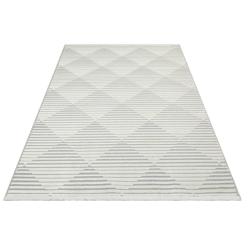 Burton Geometric Indoor / Outdoor Area Rug, Rectangle 160cm x 220cm