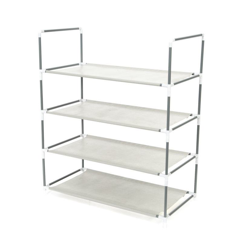 12 Pair Stackable Shoe Rack