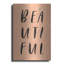 Art mural en métal «Luxury Bold Words 2» par Laura Marshall-102872103
