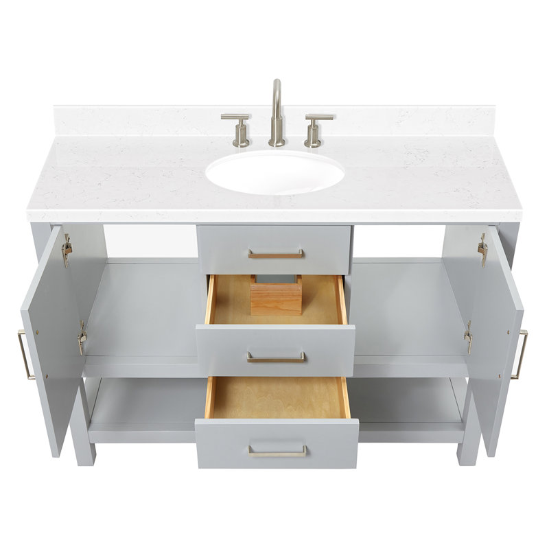 Bayhill Single Vanity, Gray, 48"
