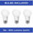 13.63'' 3 - Light Branched Ceiling Fan Light Kit-26210108