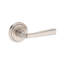 Kinsella Half Dummy Lever with Stepped Round Rose in Satin Nickel-1489292109