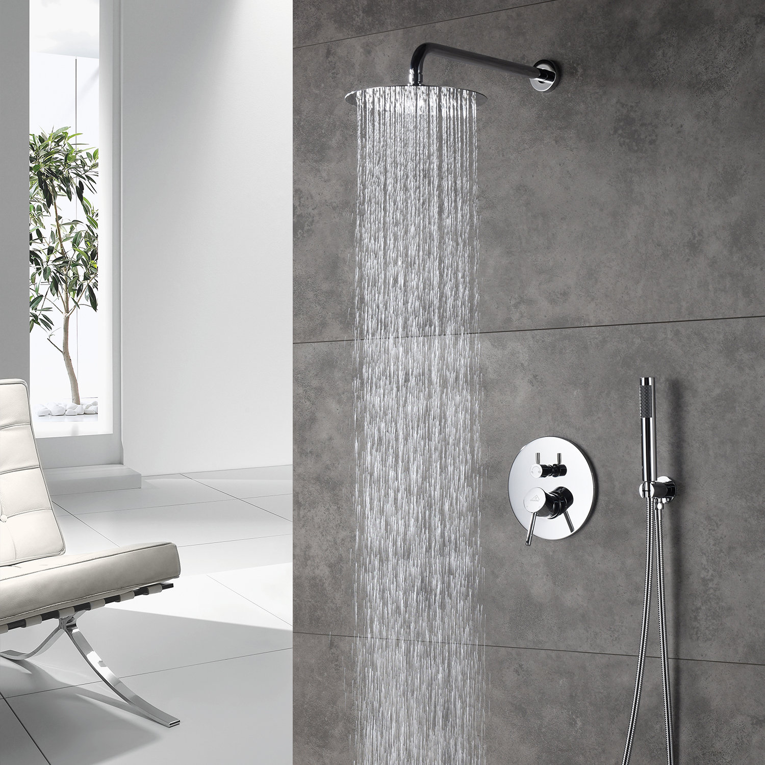 PureEssence 10" Complete Shower System, Chrome