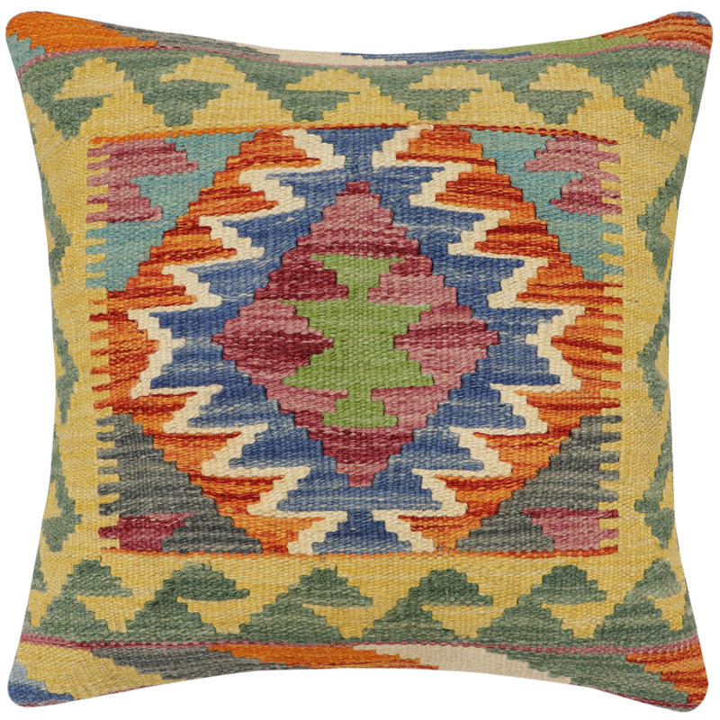Housse et insert de coussin carré 100% laine
