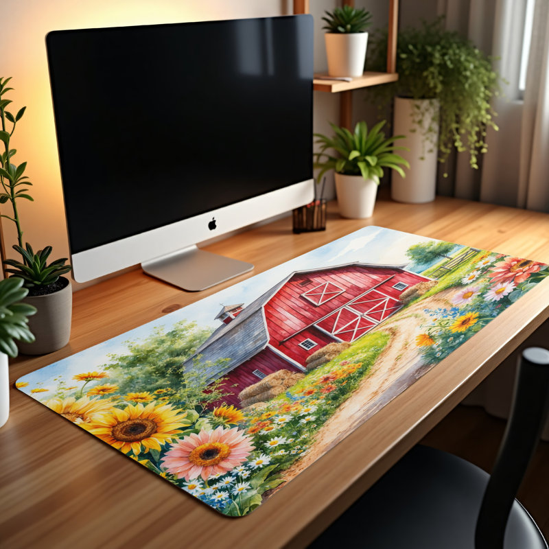 Polyester Desk Pad, 31.5x15.5
