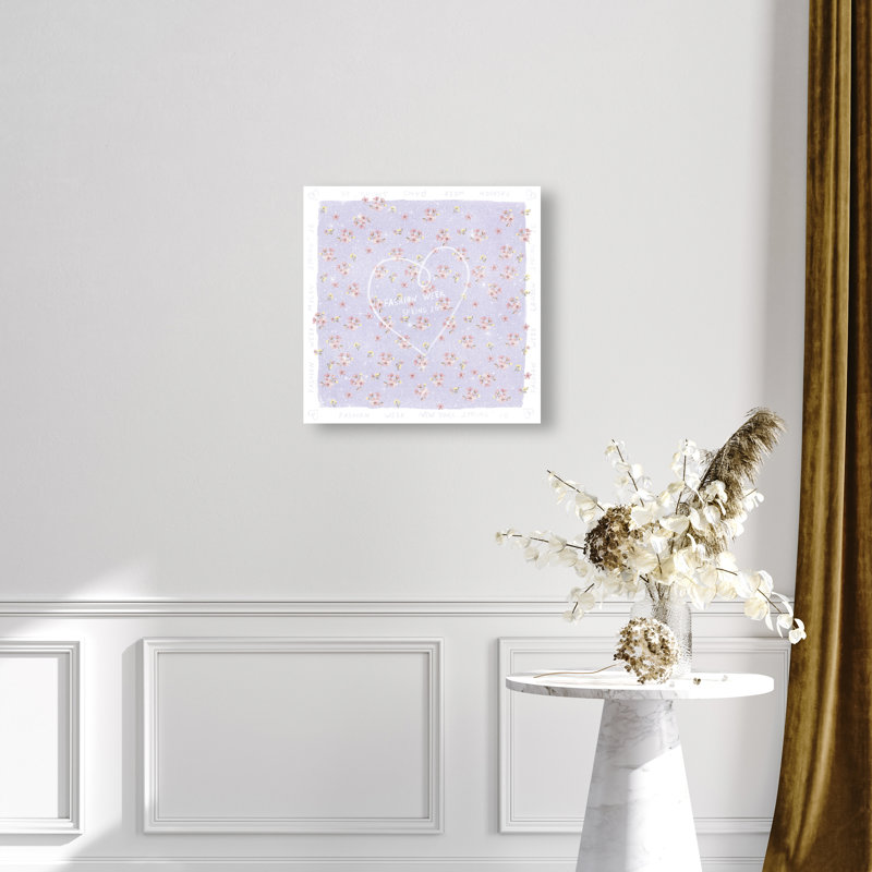 Lilac Spring Fashion Print by Oliver Gal, 20"H x 20"W, Gallery Wrapped