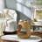 MGO Standard Hollow Side Table, Round Top End Table, Wood-Like Texture Accent Table, Natural Color