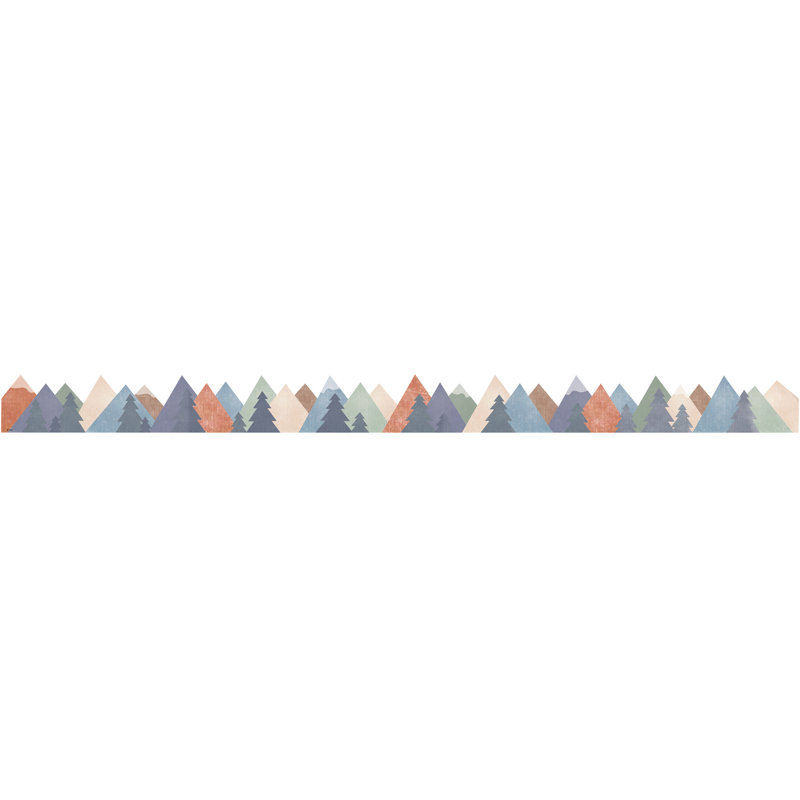 Bordure découpée à découpes en mouvement