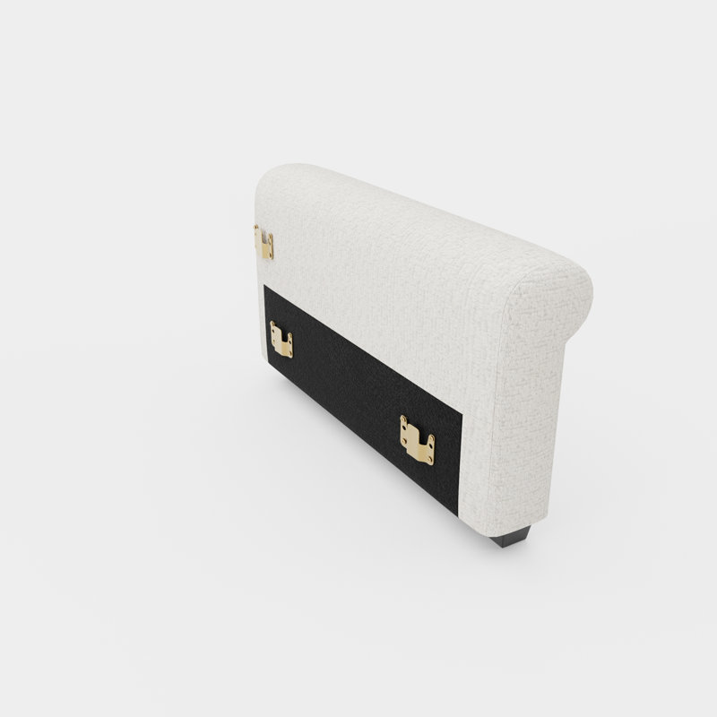 Accoudoir droit * 1, Blanc/Noir
