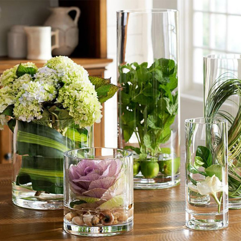 Khyrin Glass Table Vase, 12" H x 6" W x 6" D