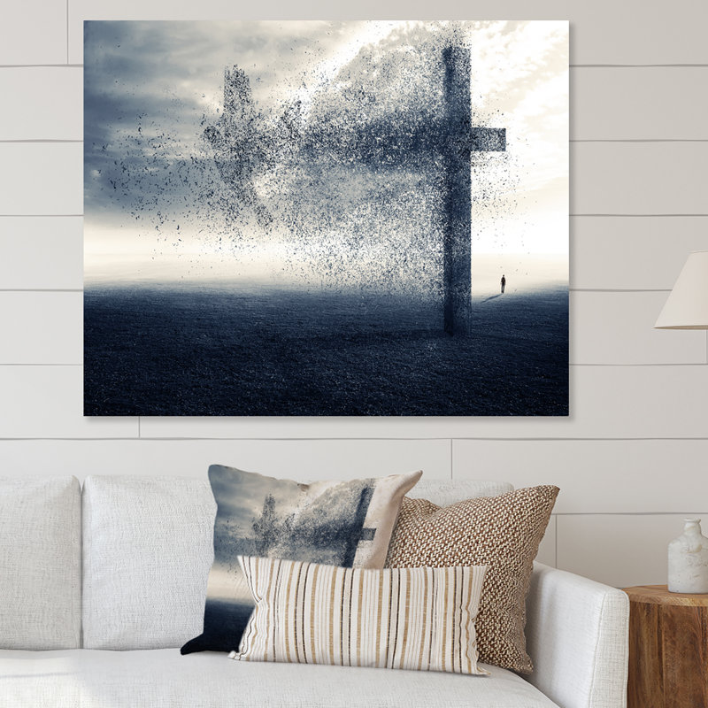«Christian Grassy Field», impression sur toile tendue