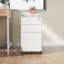 Armoire de base double en bois massif gris foncé Shaker avec tablettes réglables pour le rangement de la cuisine, de la buanderie et de la salle de bain