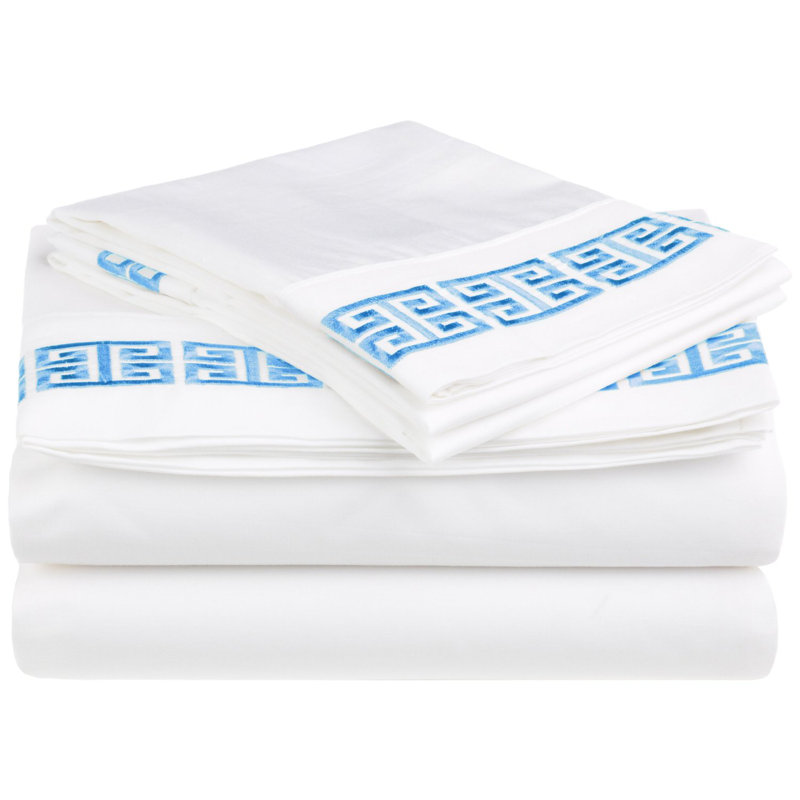 Sateen Sheet Set, Ocean Blue, Queen