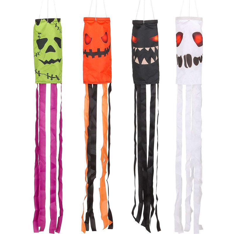 Drapeau d'Halloween mouchoir effrayant 39 po