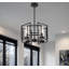 4-light Lantern Geometric Minimalist Marco Pendant Lamp or Semi Flush Mount-458871688