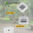 Sunway Solar Brick Lights, Outdoor Solar Lights, Pavers Lights, Solar Pathway Lights Garden, Garden Patio Yard Decor, Yard Art,Mother's Day Gift(4*4in,Set of 4)-1323351010