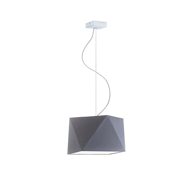 Deneice 1 - Light Single Pendant, Chrome, Grey