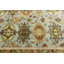 Tapis oriental bleu clair à motif géométrique 9 x 12 Chobi | Taille exacte: 8 pi 10 po x 11 pi 10 po-403366235