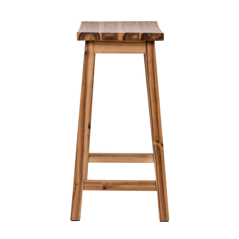 Counter Stool with Solid Wood Frame