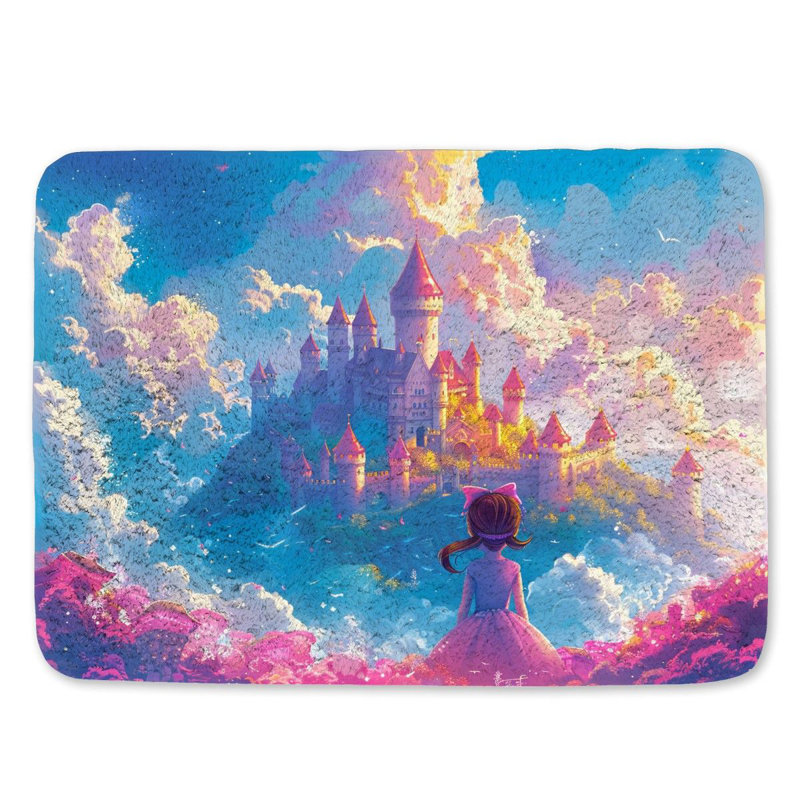 Tapis de bain en microfibre / microsuède Dequanta, L 21 po x L 34 po