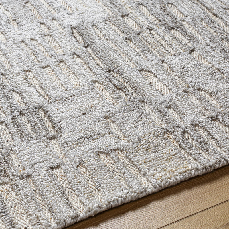 Hand Tufted Abstract Area Rug, Runner 2'6" x 8'