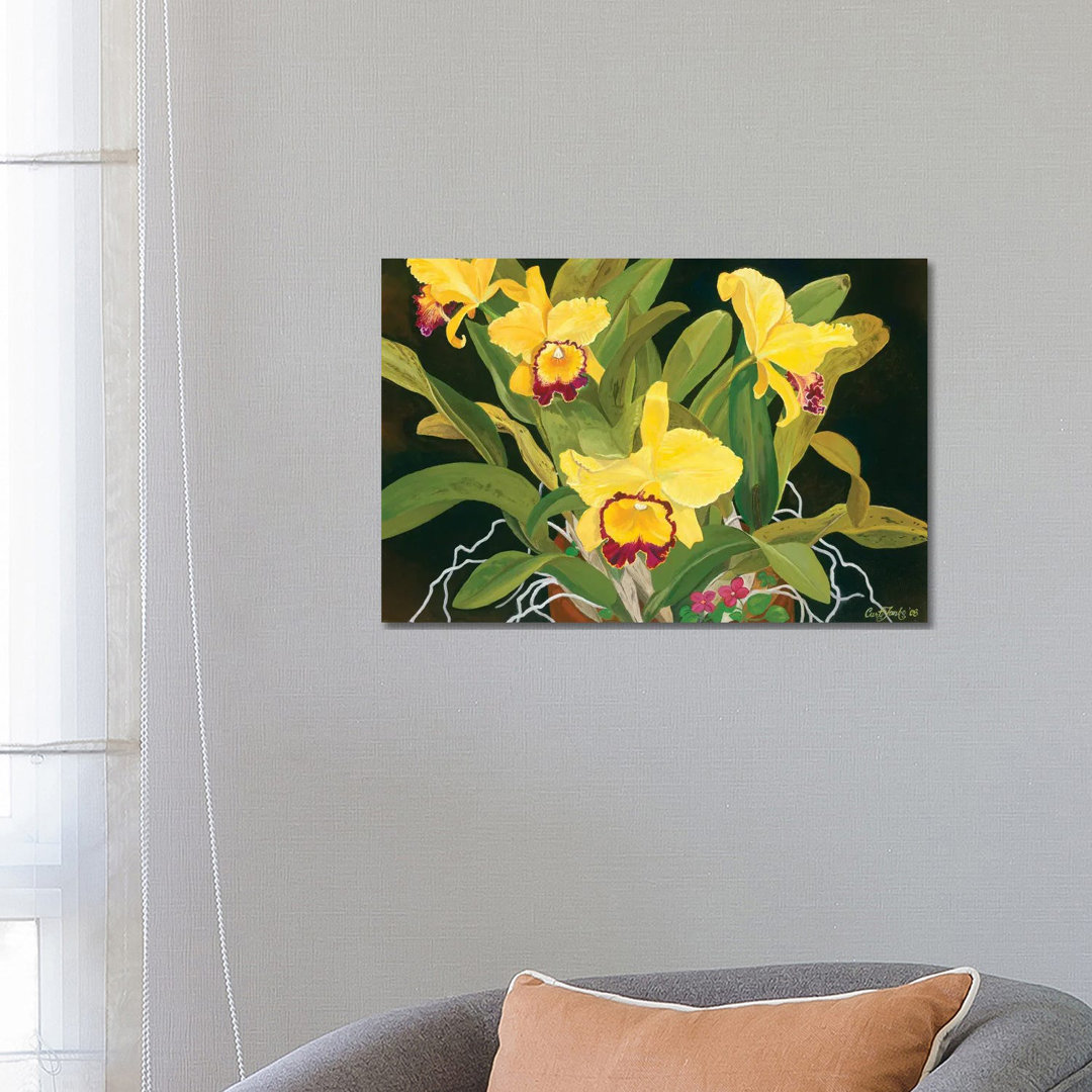 Mom's Orchids von Curtis Funke - Giclée auf Leinwand ohne Rahmen