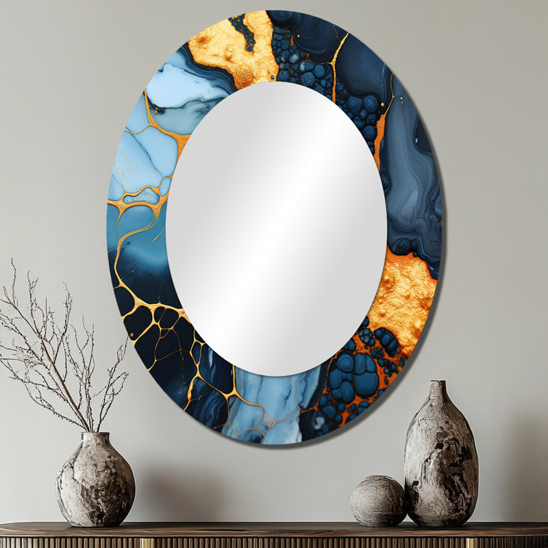 Miroir mural Lava Marble Art, 40 po x 30 po