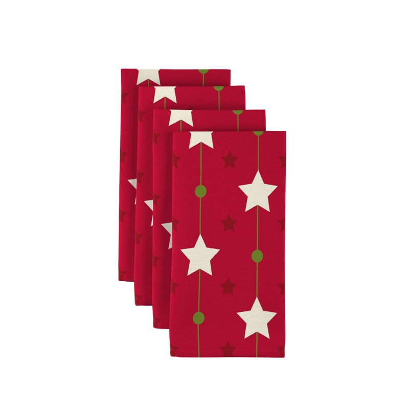 Polyester Geometric Square Napkin