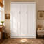 Armoire-lit escamotable à paroi double ultra-mince avec système de levage à deux pistons, unité de rangement intégrée et base à lattes flexibles Mabe-1126727208